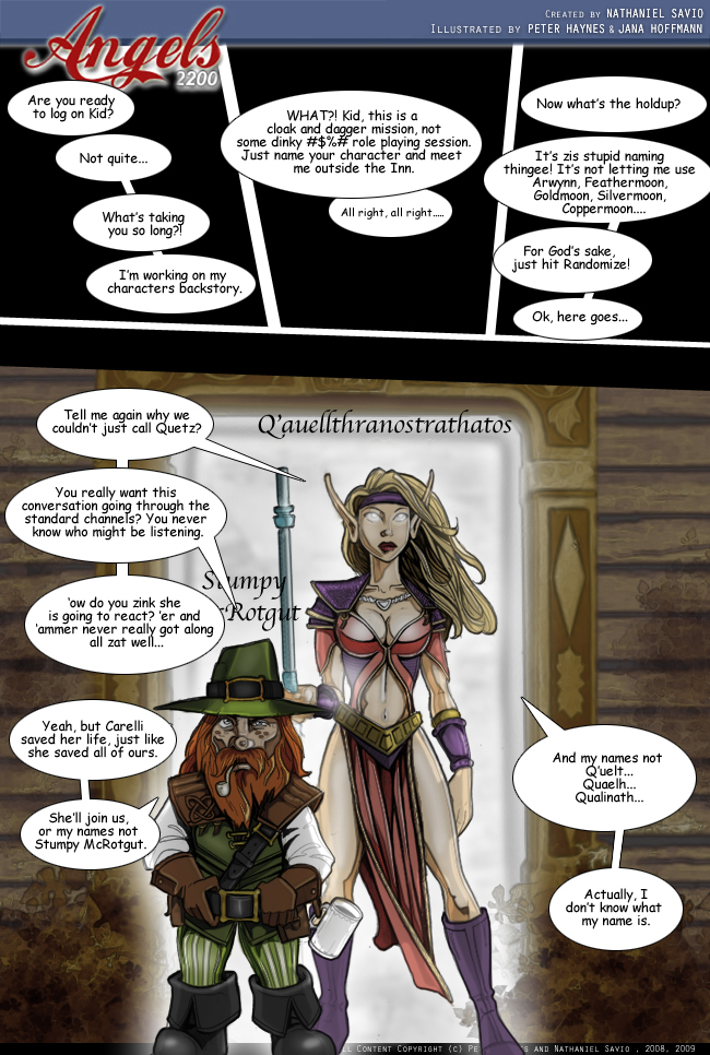 Angels 2200 Comic Page