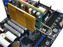 Grafikkartenkühlung mit Heatpipe